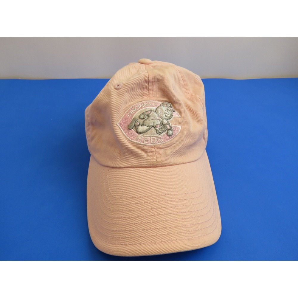 Womens Pink American Needle Cincinnati Reds Baseball Hat Cap Adjustable MLB